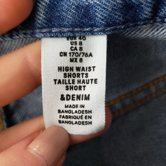 h&m • denim shorts - Picture 8 of 9